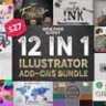 Комплект дополнений для Illustrator 12 в 1