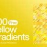 200 желтые градиенты для Photoshop
